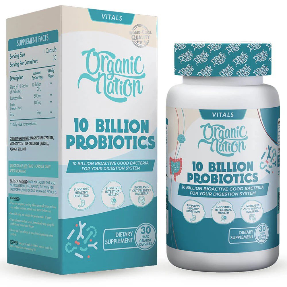 Organic Nation 10 Billion Probiotics