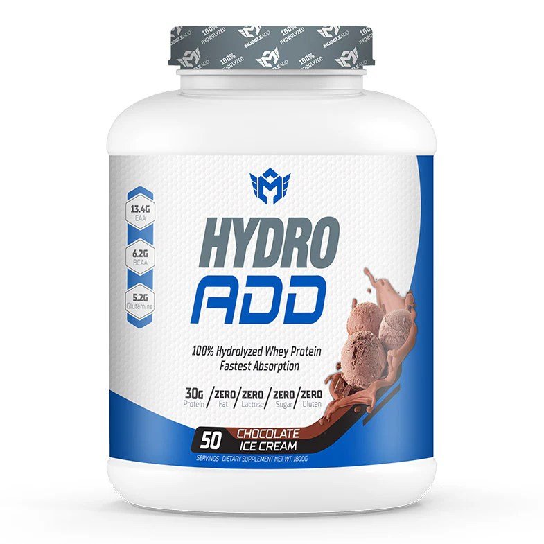 Hydro Add 100%Hydrolyzed Whey Protein 50 serv