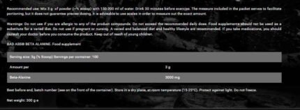 BAD ASS® BETA ALANINE