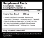 Insane Labz Insane Cutz 45 Capsules Burn Body Fat