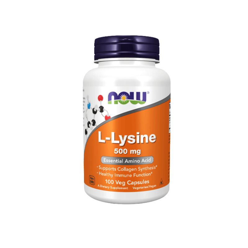 Now Foods L-Lysine 500mg 100 Capsules