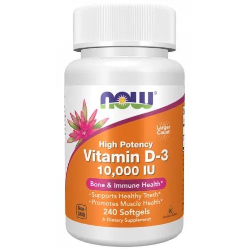 Now Foods Vitamin D3 10000 IU 240 softgels
