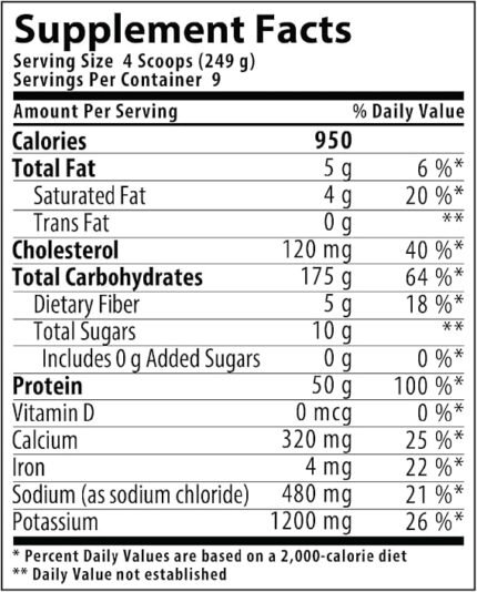 Nutrabolics Mass Fusion 5.44kg – 22 servings