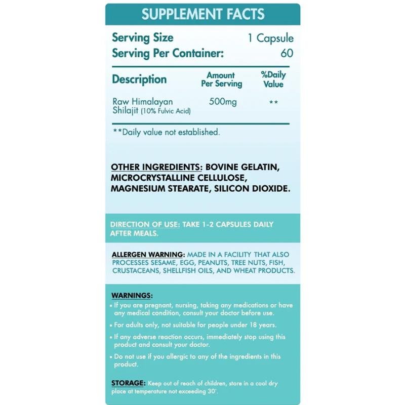 Organic Nation Himalayan Shilajit