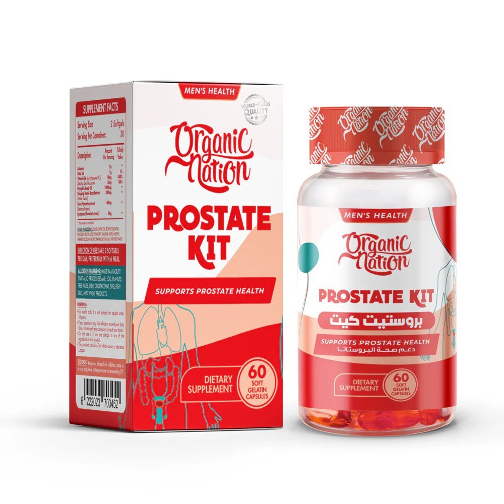 Organic Nation Prostate Kit 60 softgels – 30 serv