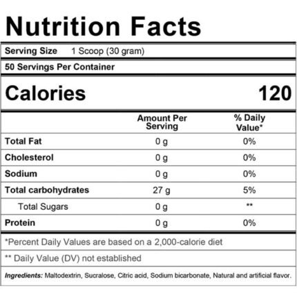 Run Alone Carb 1.5 kg- 50 servings
