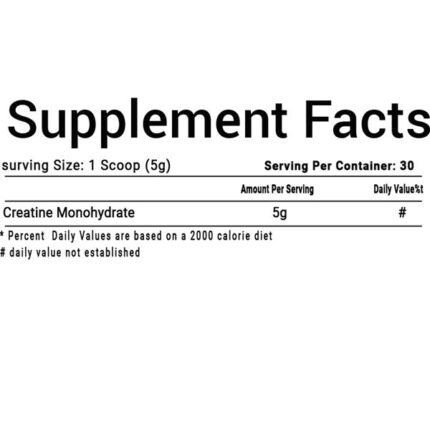 Run Alone Creatine Monohydrate 150 gm – 30 servings