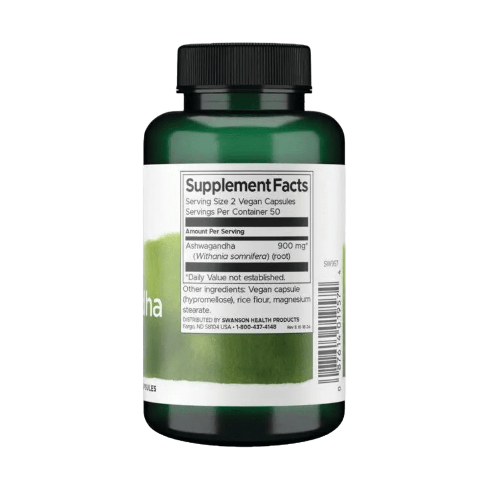 Swanson Ashwagandha 100 Veg Capsules