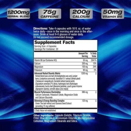 MHP XPEL® Diuretic, Maximum Strength 80 Capsules