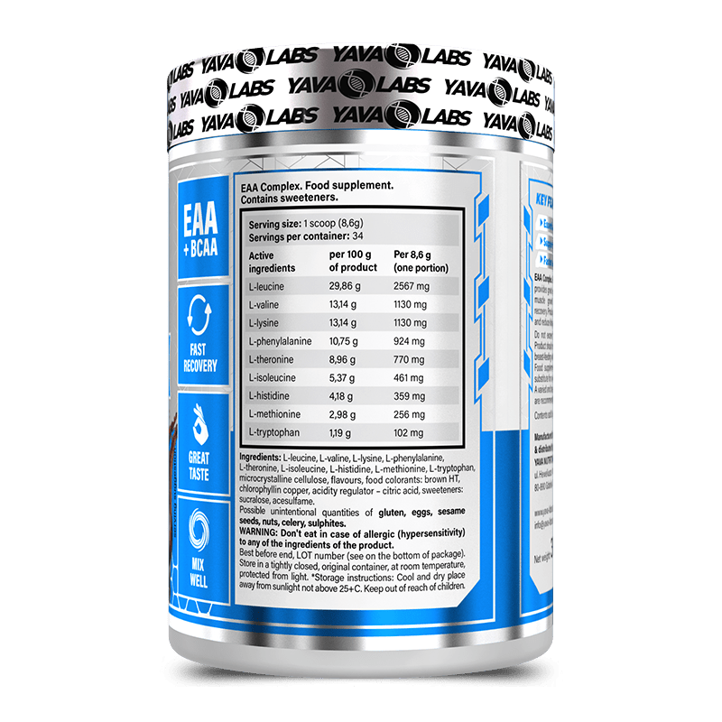 Yava Labs EAA Complex 300gm – 34 serv
