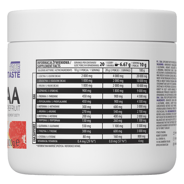 Ostrovit EAA 200gm – 20 servings