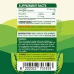 Organic nation Fibers Gum Acacia – 120 Capsules – 30 serv