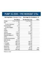 Applied Nutrition PUMP 3G Pre-Workout Zero Stim