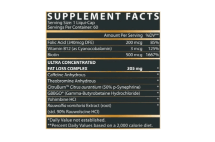 Nutrex Research Lipo 6 Black Hers new edition 60 Capsules