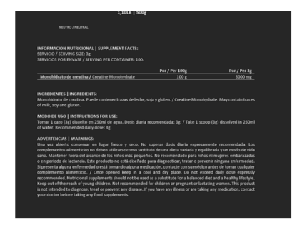 Big Man Creatine Monohydrate