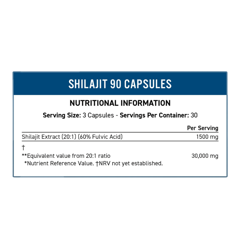 Applied Nutrition Shilajit 90 Caps – 30 serv