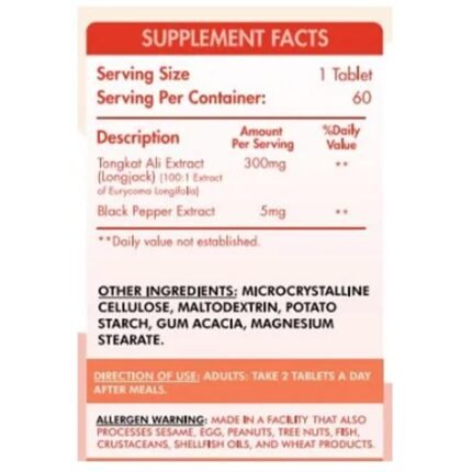 Organic Nation Tongkat Ali