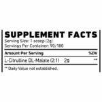 Skeleton Nutrition L-Citrulline Malate 2:1 – 180 serv