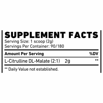 Skeleton Nutrition L-Citrulline Malate 2:1 – 180 serv