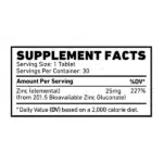 Skeleton Nutrition Zinc Gluconate 30 servings - Image 2